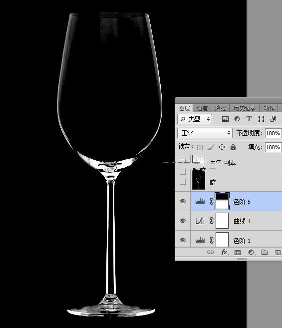 ps怎么给高脚杯里面加图片,ps技巧透明玻璃杯抠图实例教程