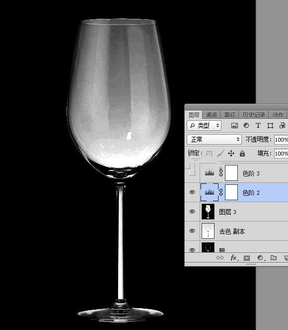 ps怎么给高脚杯里面加图片,ps技巧透明玻璃杯抠图实例教程