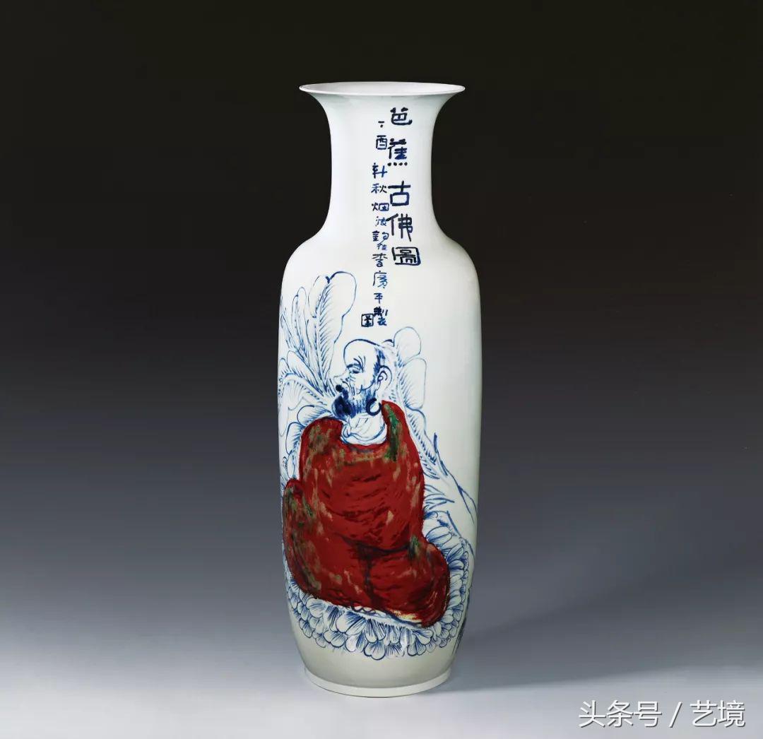 古涧一枝梅原文,梅兰竹菊手绘釉上彩瓷板画