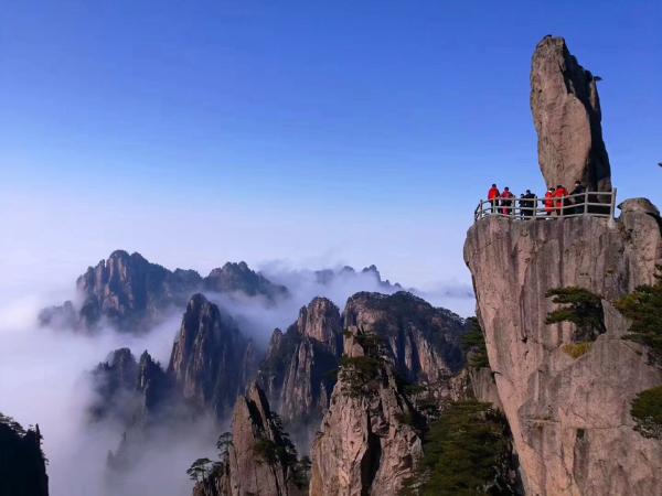 黄山什么天气登山最好看,黄山北门徒步登山检票口