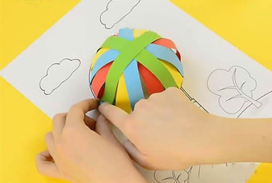 制作简单弹跳机关生日贺卡,教师节立体热气球贺卡大全