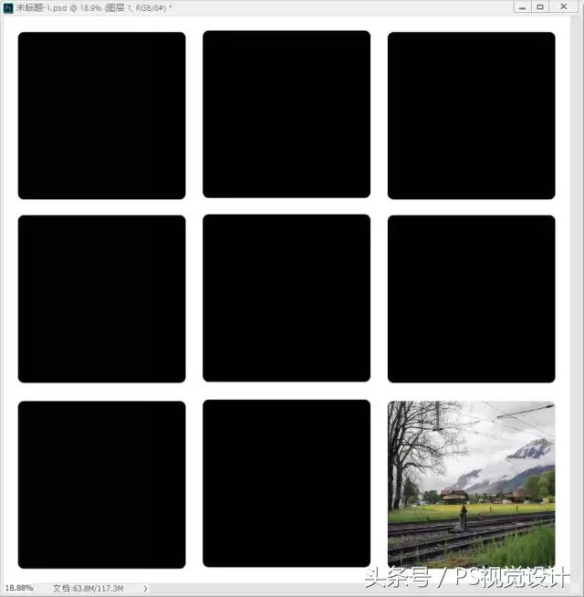ps九宫格照片怎么调尺寸,ps如何制作九宫格模板