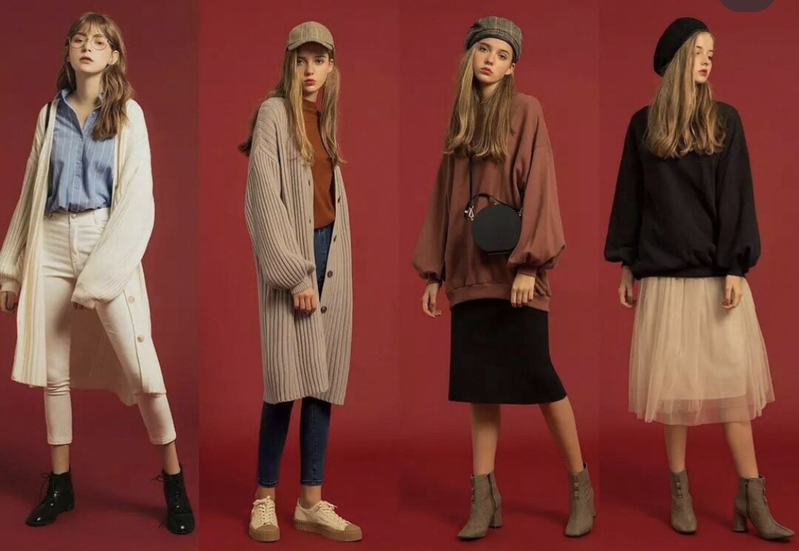 27套春秋休闲减龄穿搭,27套超实用的秋冬基础款穿搭