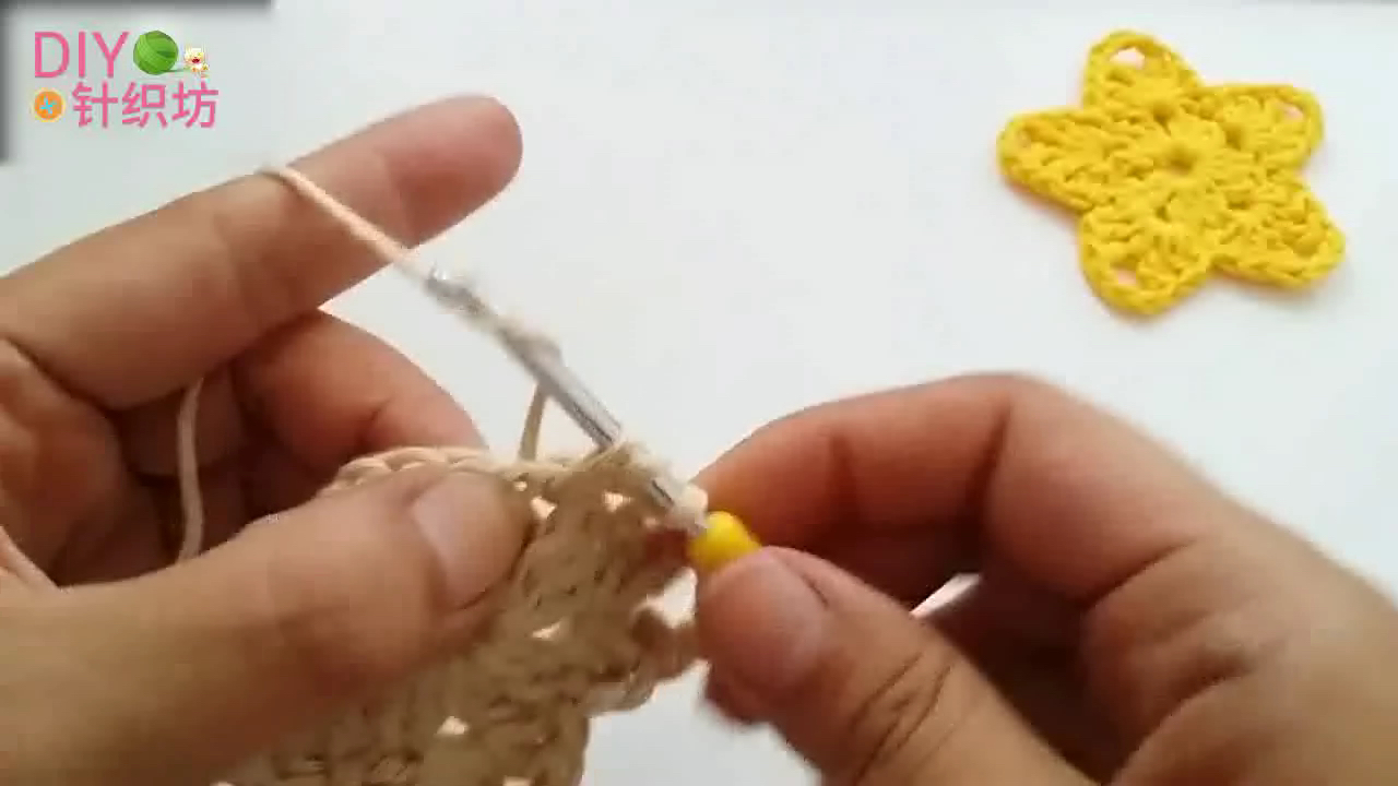 简单好看毛线杯垫,针织杯垫教程新手简单款