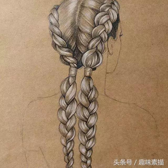 几招教你画头发,一分钟教你画头发