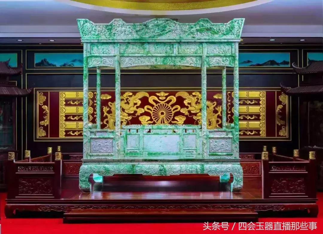 玉雕龙床,稀世珍品龙床