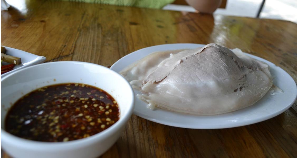 精品蒜泥白肉,蒜泥白肉川味