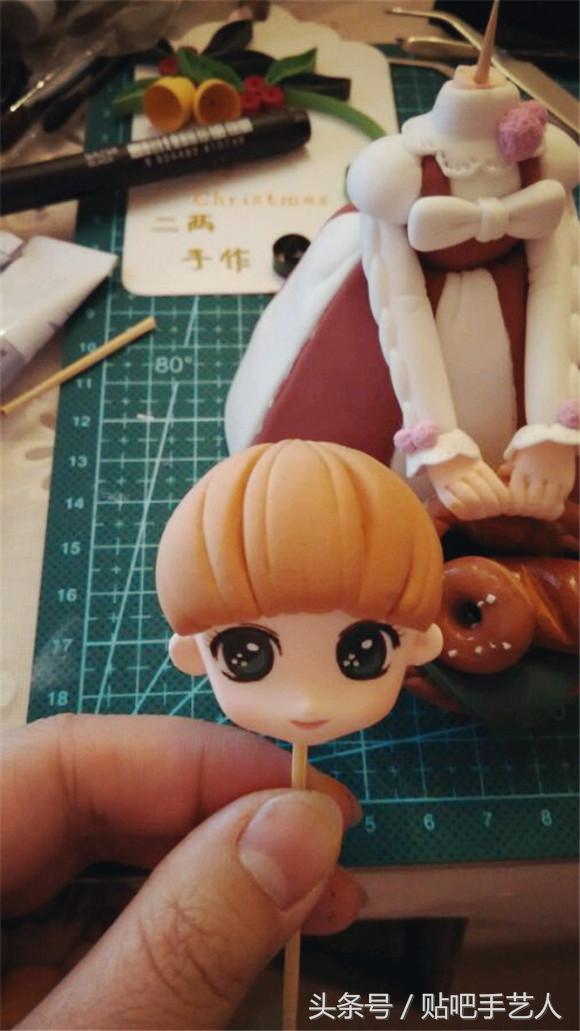 捏粘土教程简单可爱少女心,粘土萌妹教程