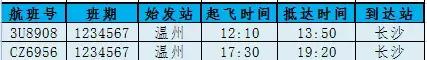 南宁飞温州今日航班时刻表,温州航班信息实时查询