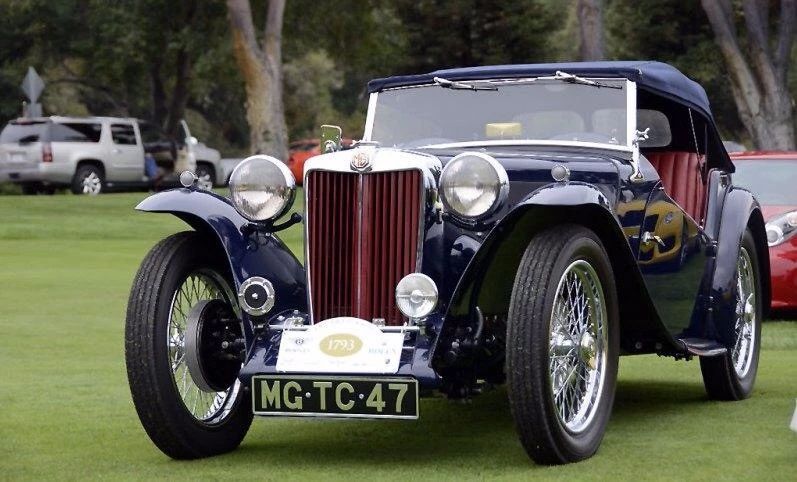 战后出口美国的第一款英国跑车-MG-TC
