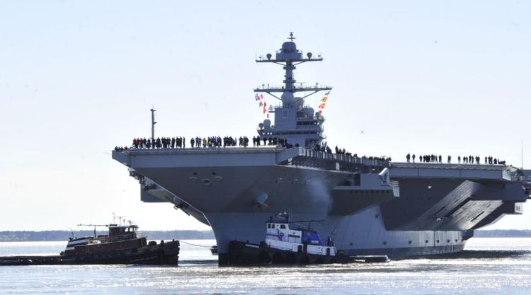 最大航母容纳多少人,全球最大航母排水量