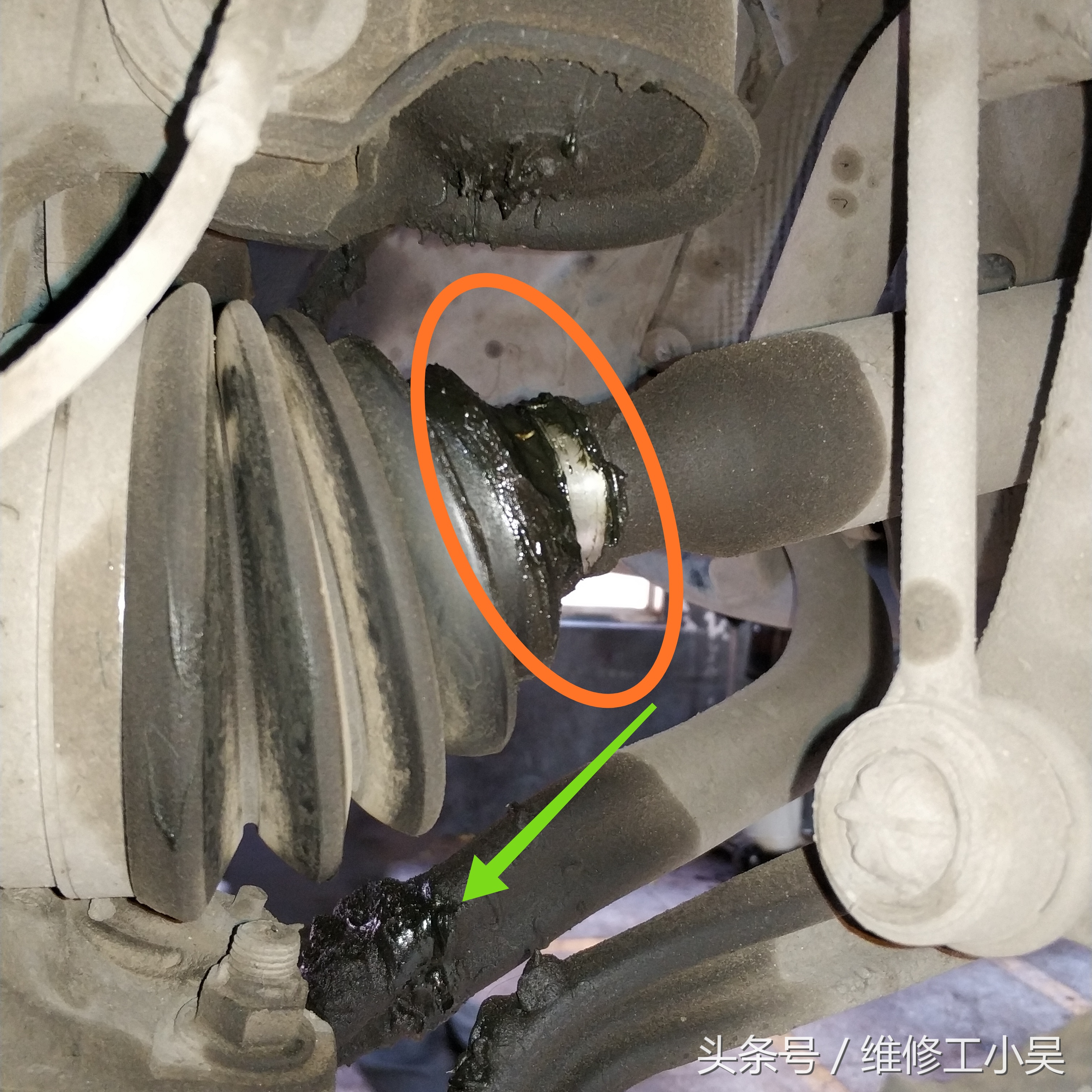 路虎球笼防尘套漏油,路虎半轴球笼防尘套