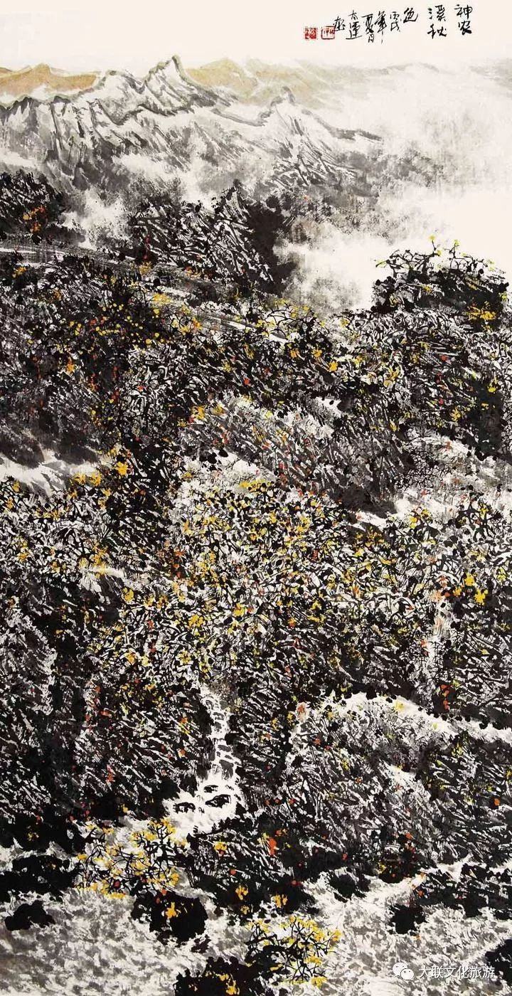 北派山水名家邀请展,荆山楚水山水作品欣赏