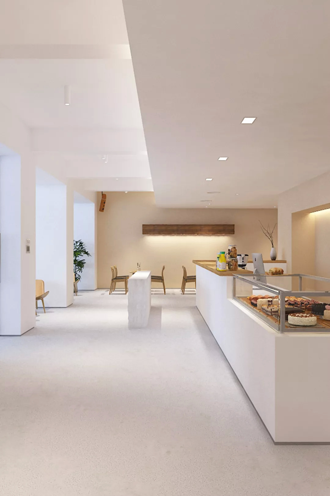 又窄又长的甜品店怎么设计,简单好看的蛋糕店甜品