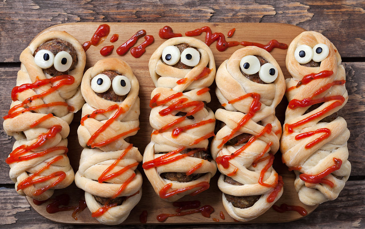 原来万圣节也可以有小蛋糕,万圣节容易做的食物