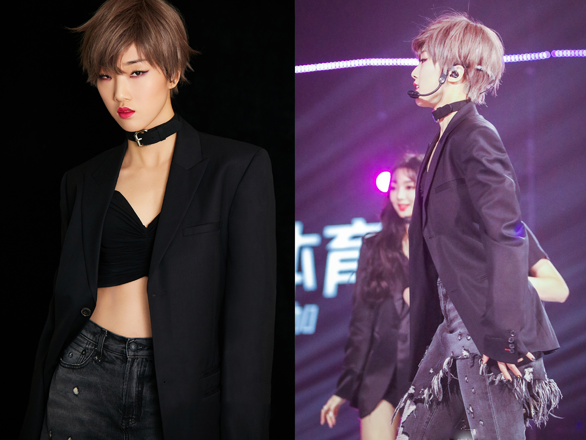 火箭少女暗黑造型,火箭少女变装