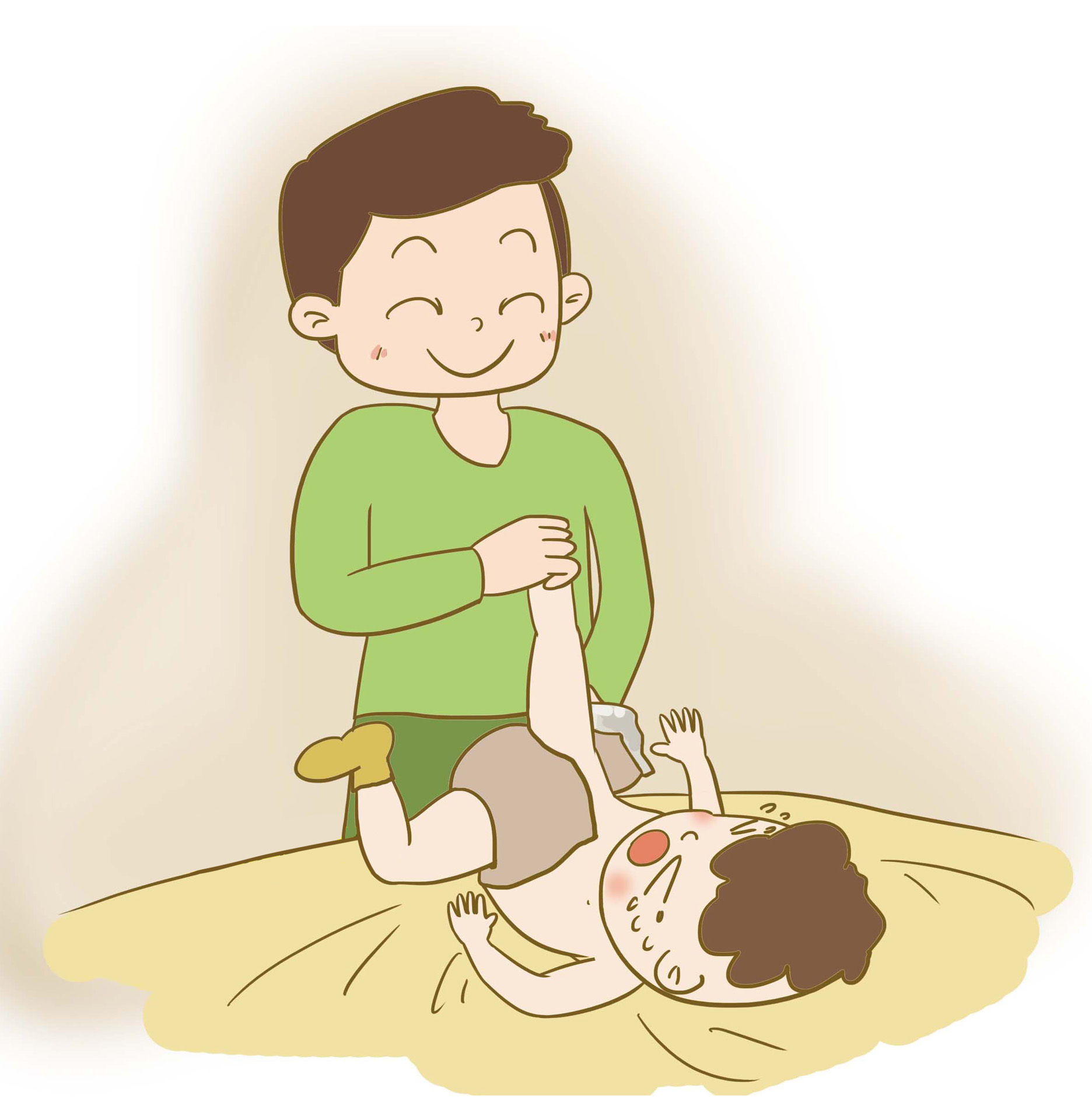 宝宝屁屁一直红是尿片问题吗,宝宝屁屁总是红红的