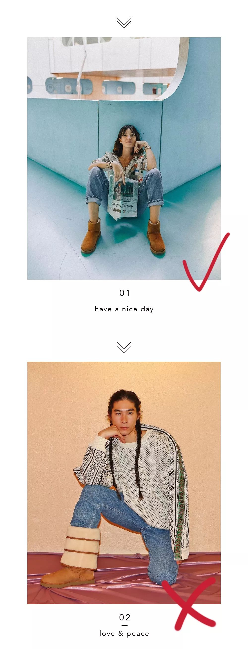 ugg怎么方便穿进去,ugg经典款如何穿搭