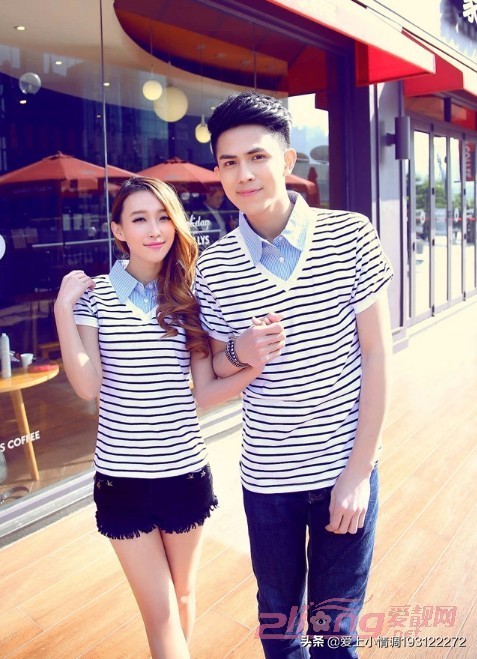 2022秋季新款定制款经典情侣装,新款韩版休闲情侣装夏季