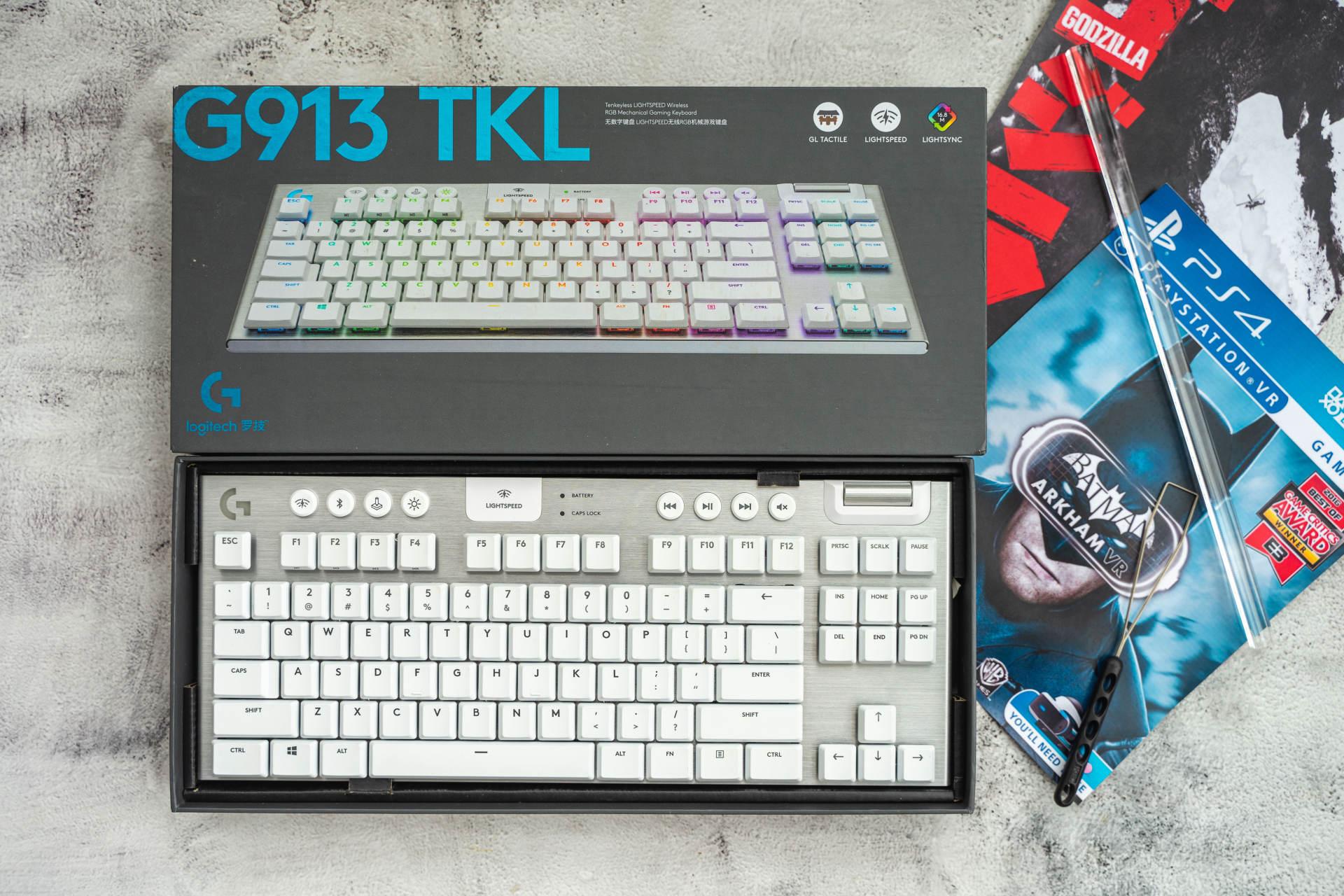 罗技无线键盘g913tkl设置灯光,罗技键盘g913tkl键帽全套