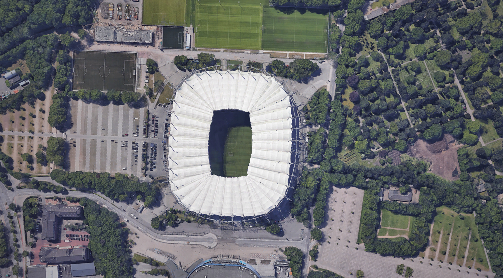 德甲十大足球场,英超各俱乐部足球场航拍