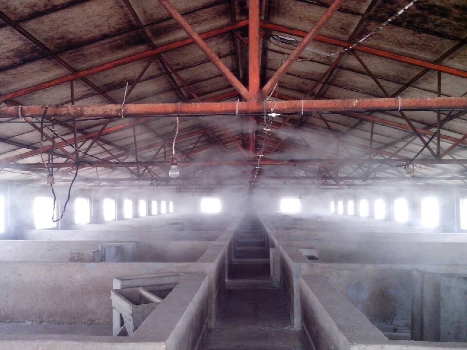 加湿高压喷雾设备的原理,除尘喷雾设备技术方案及设计理念