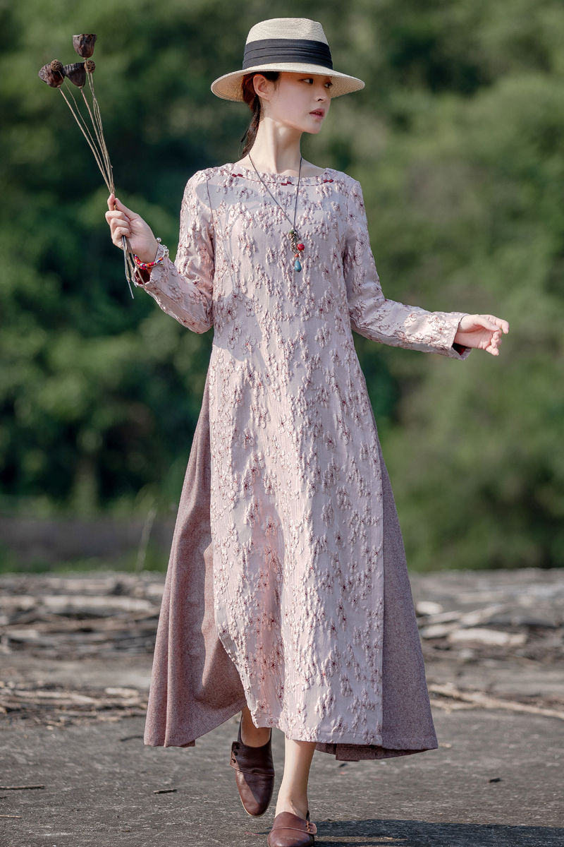 母亲节礼物手工简单的裙子,母亲节礼物中国风连衣裙