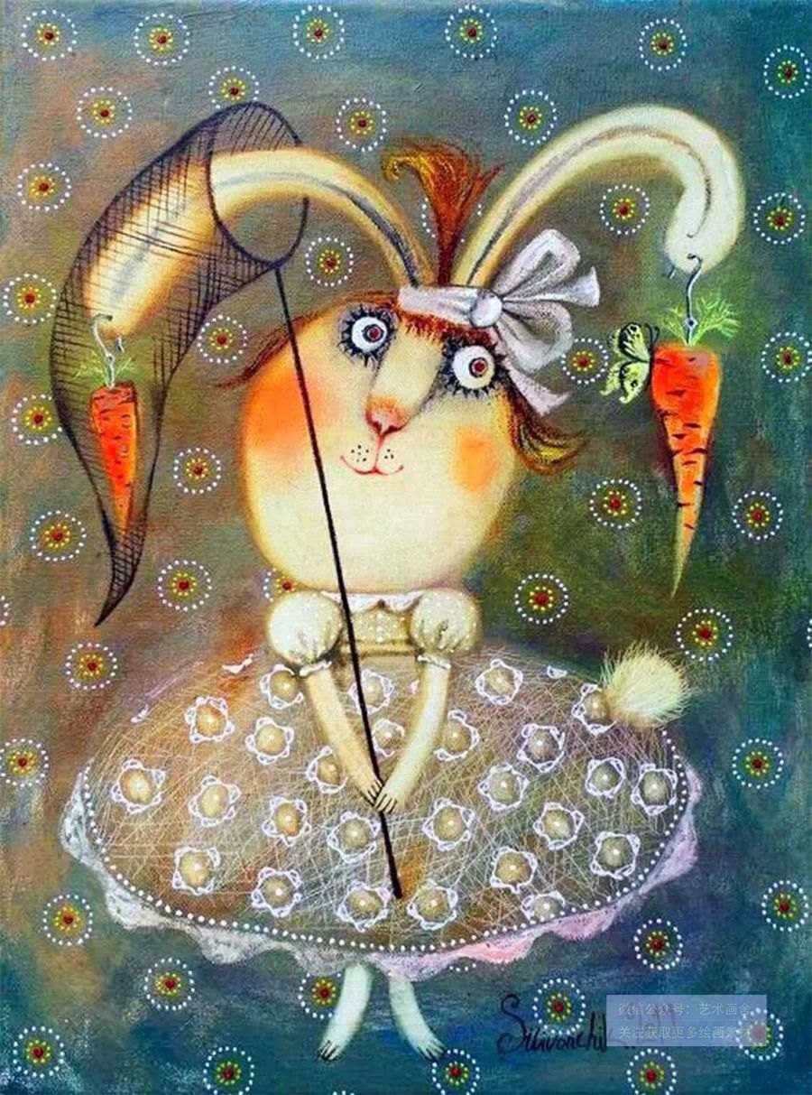 5岁小孩怎么画兔子才可爱又好看,8-12岁儿童水粉画兔子教程