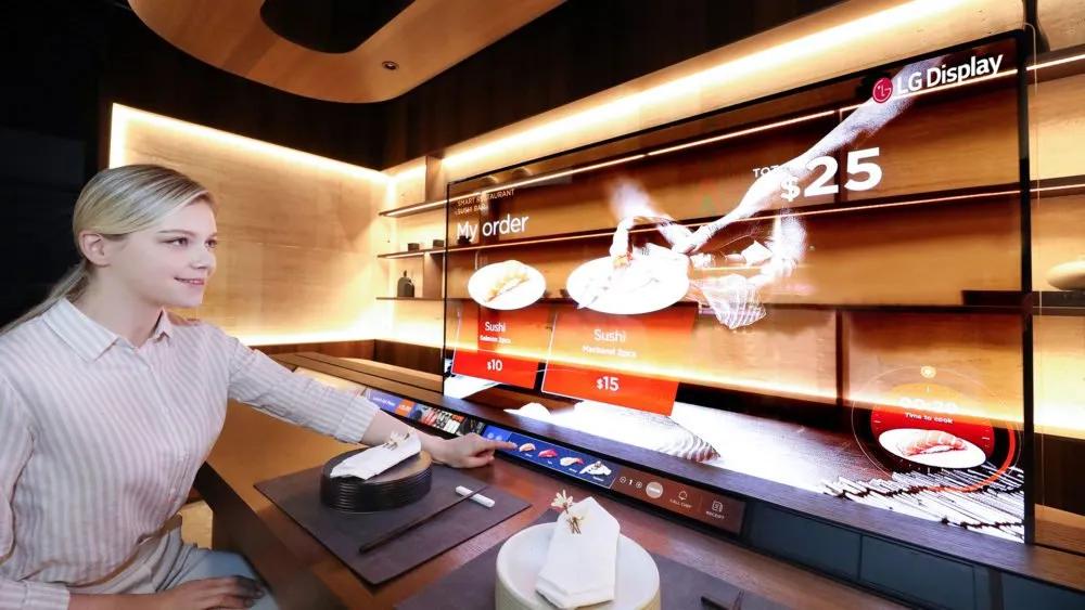 lg电视比玻璃还薄,透明led电视lg