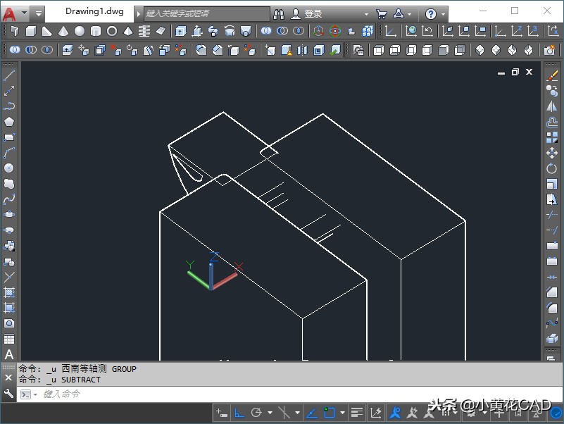 cad三维建模怎么把曲面变成实体,07cad三维建模怎么切换为经典模式