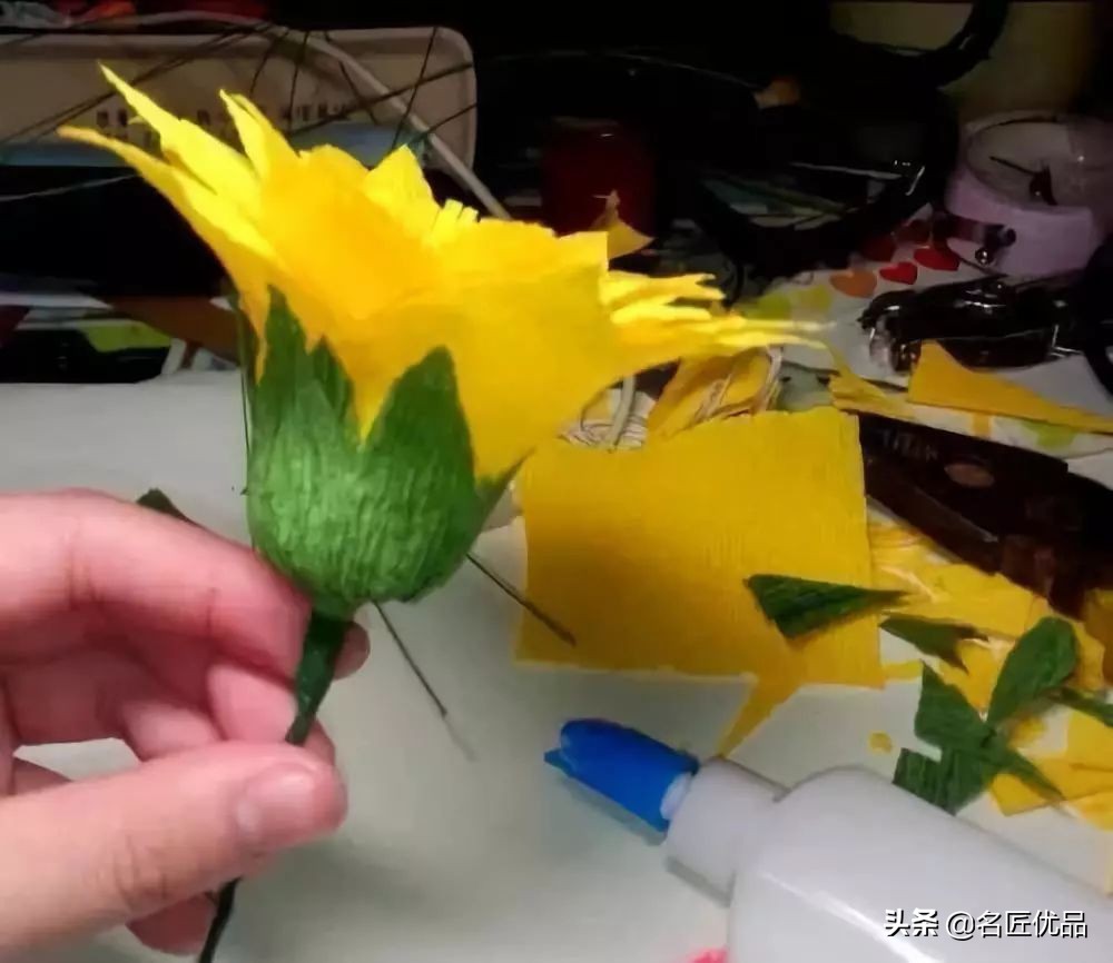 幼儿园向日葵绘本手工制作简单的,向日葵手工diy图片大全大图