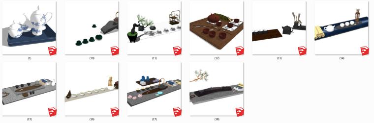 草图大师vray模型库免费,草图大师极简模型库