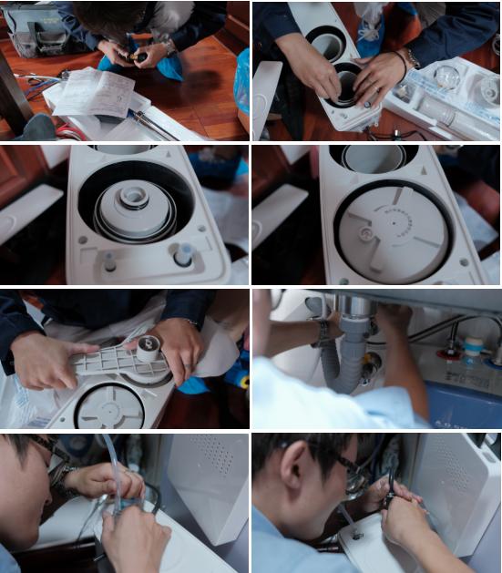 小厨房净水器空间巧妙利用,即热型小厨宝加装净水器的方法