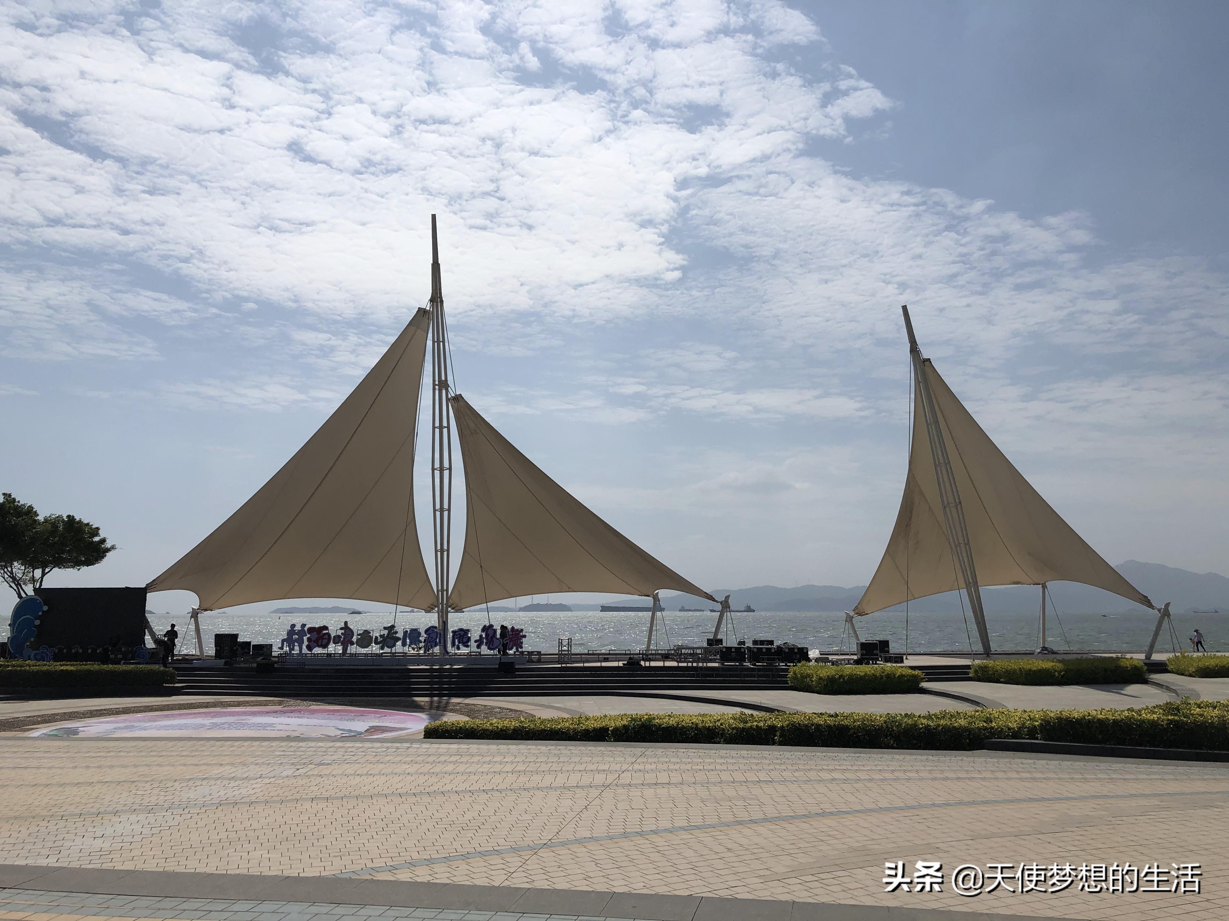 厦门白沙滩,厦门的碧水蓝天