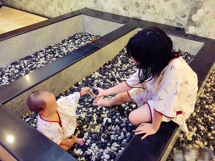 水晶宫汤泉的汗蒸,青岛适合儿童的汤泉