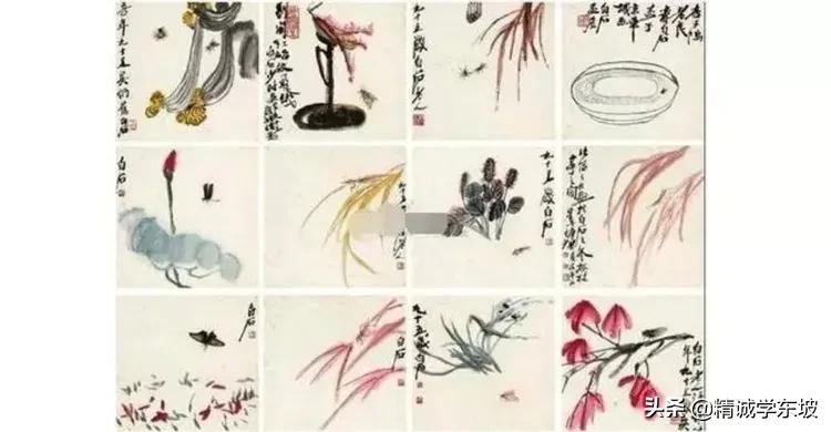 受过蒋介石礼遇、与毛*东泽**有过文墨之交的国画大师齐白石作品赏析