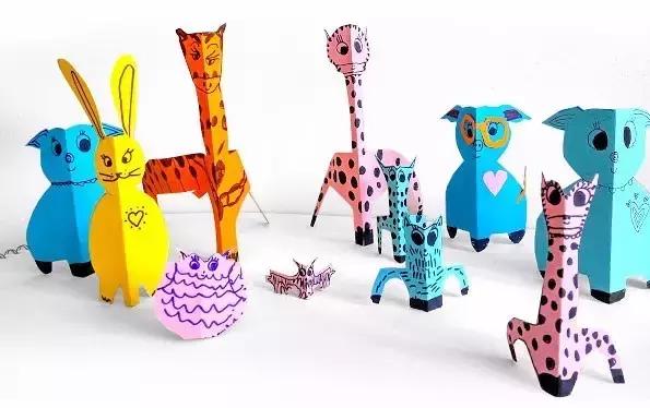 幼师剪纸手工技能大赛作品,幼师贴门上长条创意剪纸