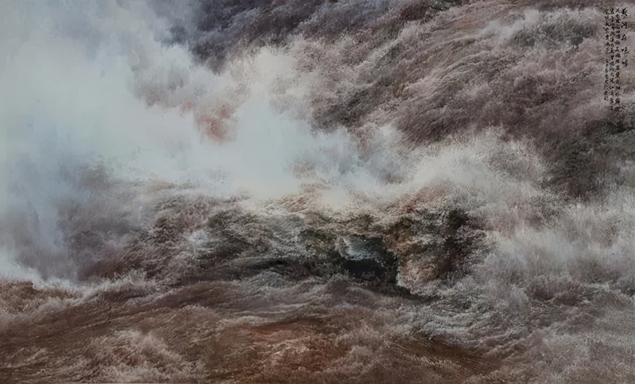 画黄河壶口瀑布的画家徐惠君,专访国画家徐惠君壶口瀑布画法