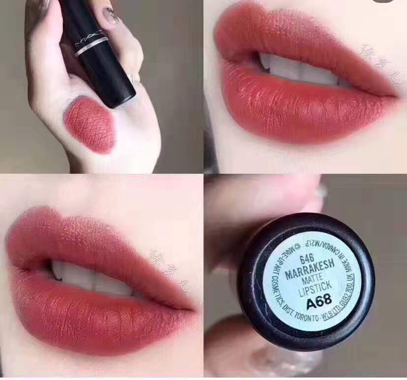 mac大口红683真实测评,mac大口红683适合黄黑皮吗