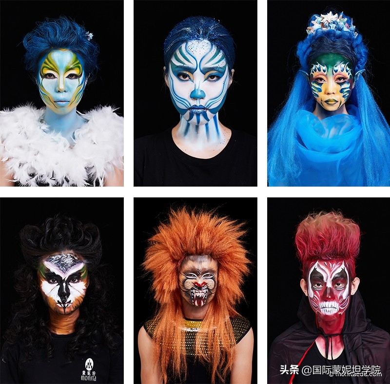 期末季｜北京化妆精英班迎来创意妆毕业考挑战