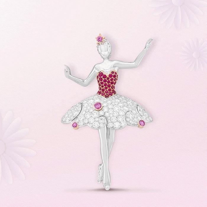 整箱梵克雅宝胸针,梵克雅宝胸针基本款