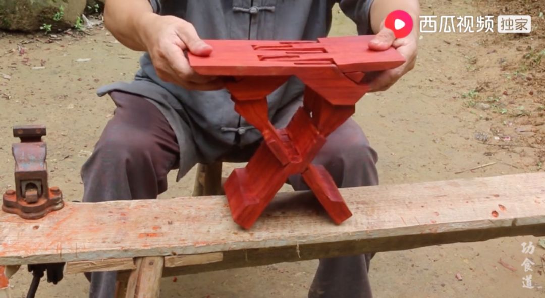 中国大爷造出2600年前鲁班凳,2600年前鲁班凳河南大叔潜心钻研