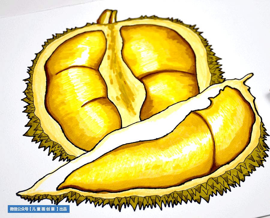 儿童画水果简笔画教程,儿童水彩笔画水果怎么画