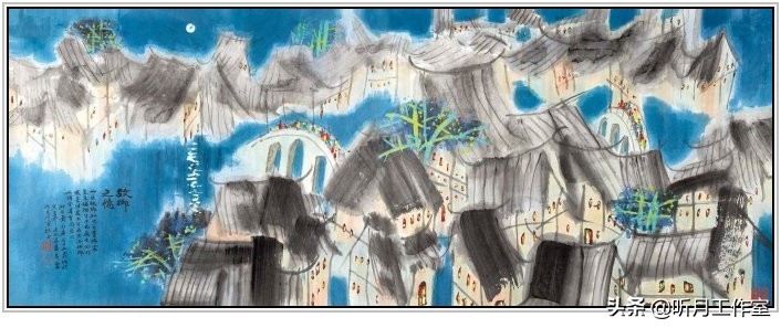 国画大师黄永玉荷花作品欣赏,国画前十名大师级画家作品