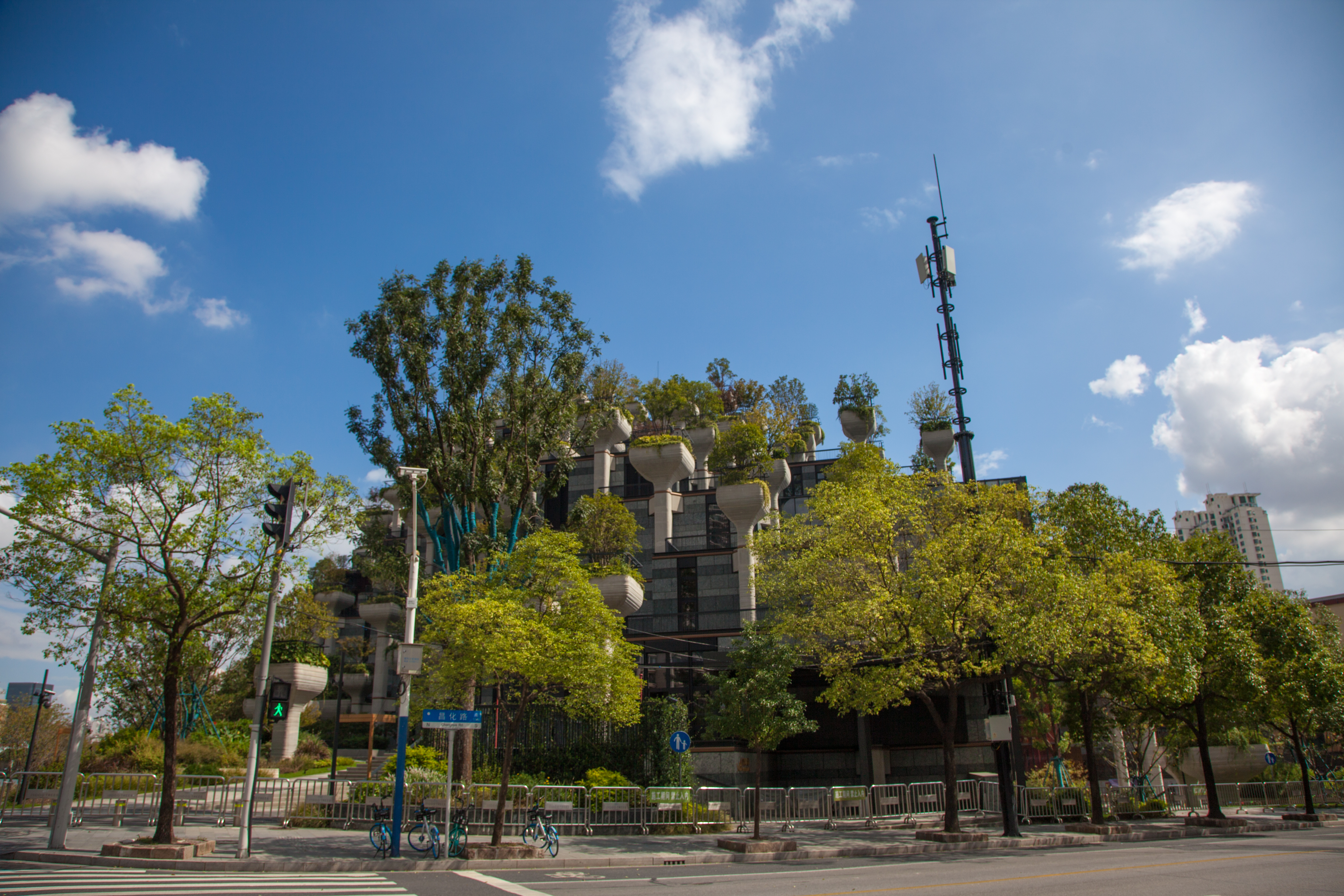 上海网红建筑天安千树,天安千树网红地址