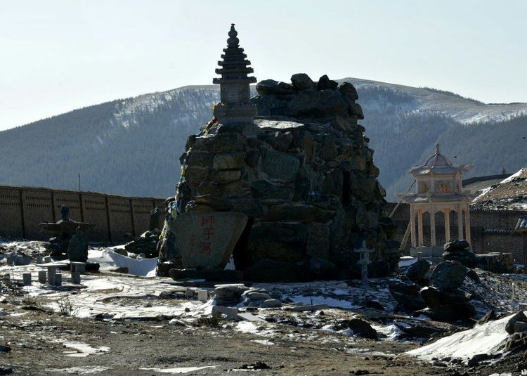 乡村古寺庙,五一家乡山顶寺庙一游
