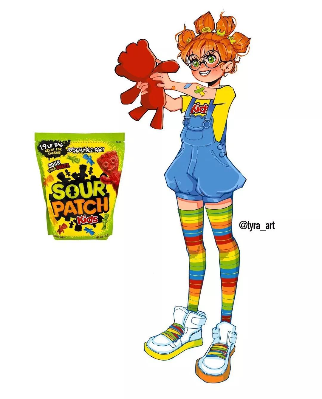 笑死人的零食画,10位博主口水画外国人