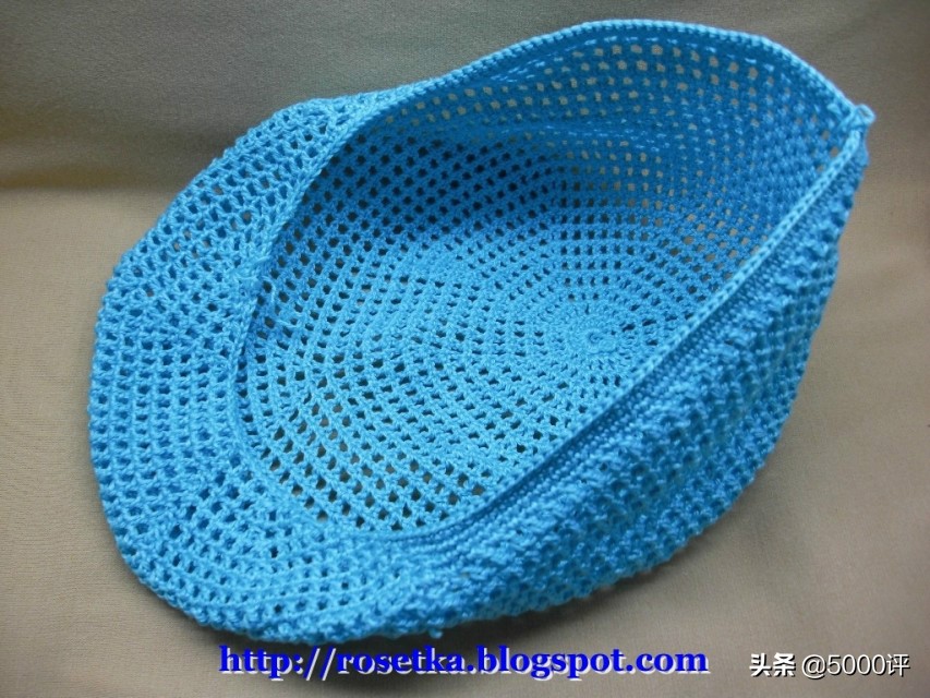 棒球夏凉帽的钩织方法,多种扇形花夏凉帽钩编视频教程