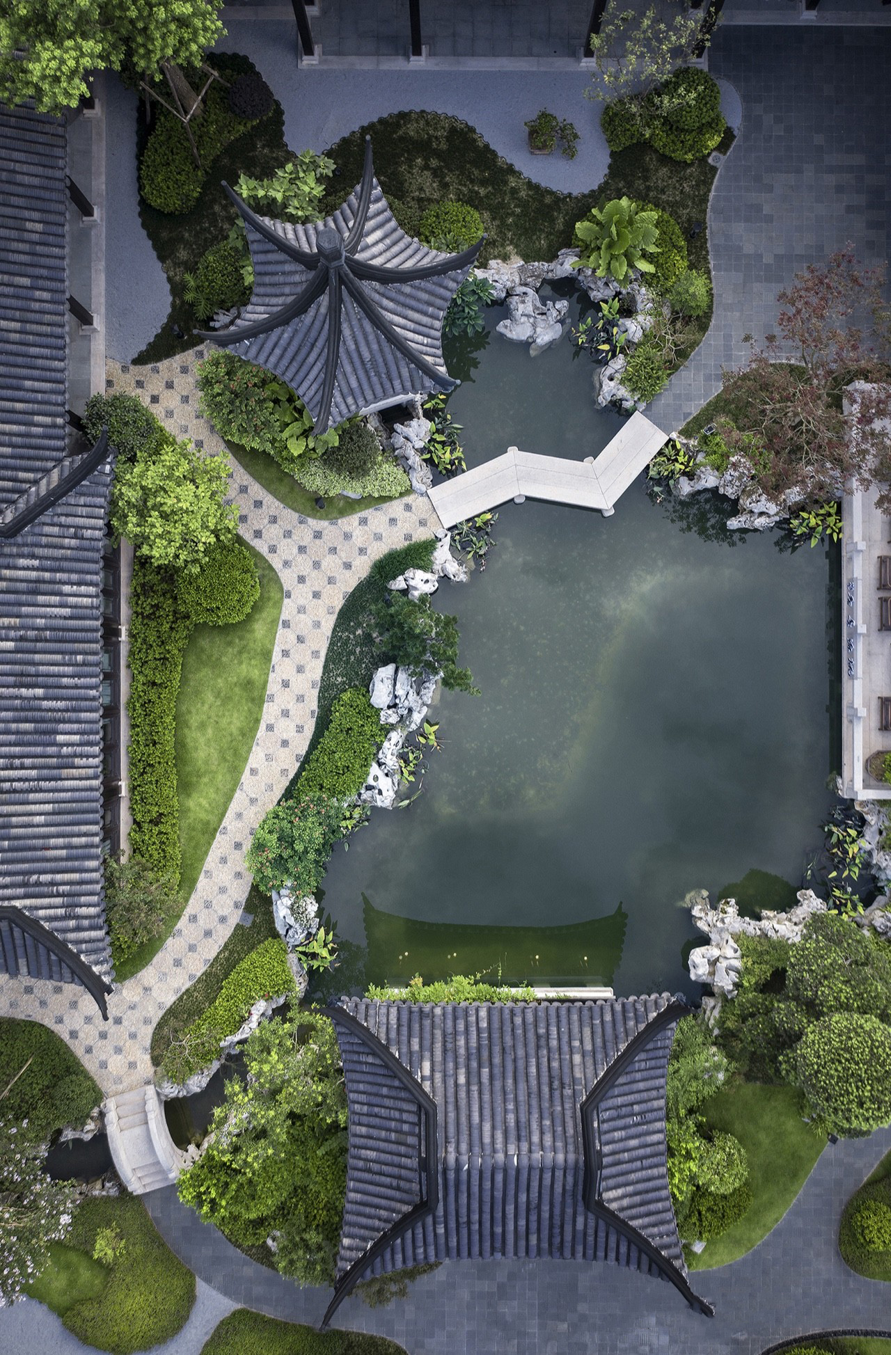 晒晒别墅,十大豪宅庭院