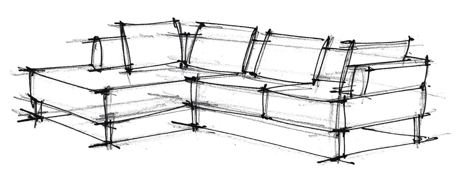 单体家具怎么绘制？分步骤教你画沙发和床，适合0基础临摹学习
